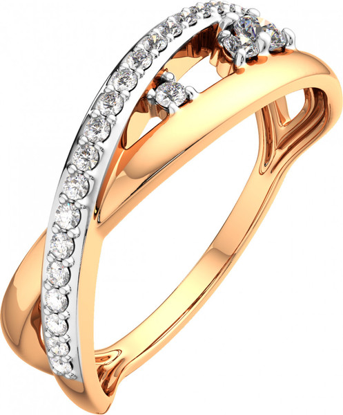 Изображение товара Кольцо из розового золота ZORKA 2101158.14K.R.ZZ (р.17, с фианитами)