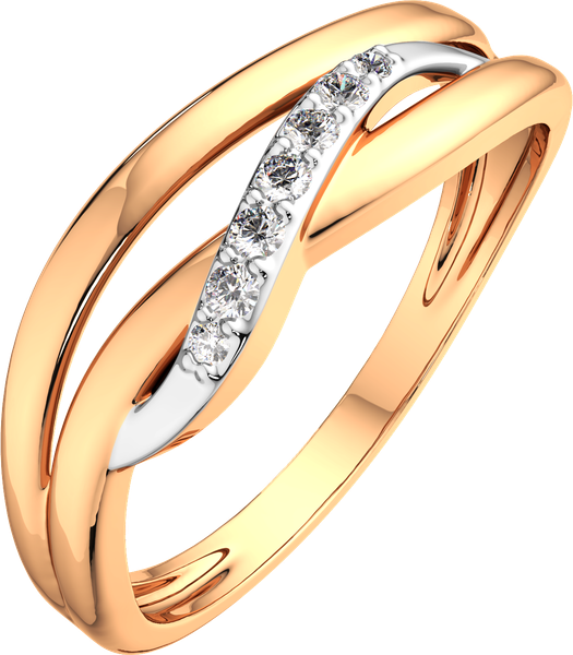 Изображение товара Кольцо из розового золота ZORKA 2101103.14K.R.ZZ (р.18.5, с фианитами)