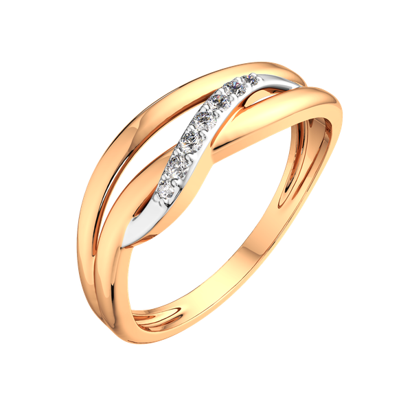 Изображение товара Кольцо из розового золота ZORKA 2101103.14K.R.ZZ (р.18.5, с фианитами)