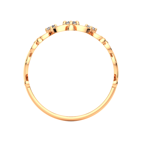 Изображение товара Кольцо из розового золота ZORKA 210505 (р.16.5, с фианитами)