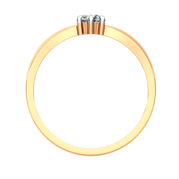 Изображение товара Кольцо из розового золота ZORKA 2101192.14K.R.ZZ (р.18, с фианитами)