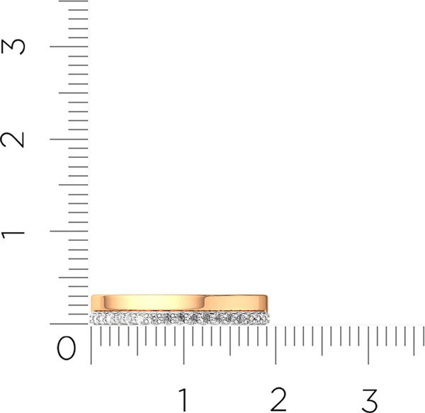 Изображение товара Кольцо из розового золота ZORKA 2101253.14K.R (р.17.5, с фианитами)