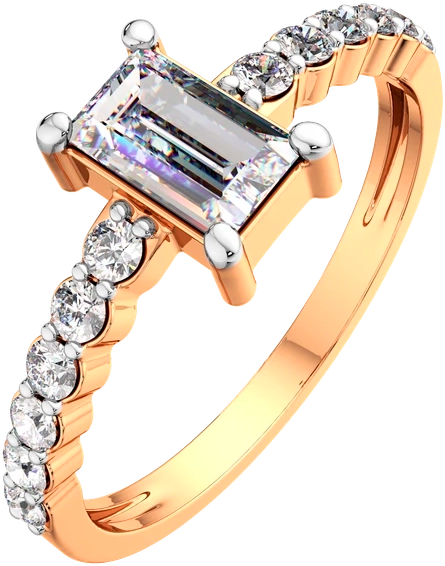 Изображение товара Кольцо из розового золота ZORKA 2101259.14K.R (р.15.5, с фианитами)