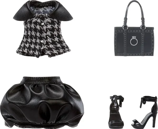 Изображение товара Кукла с аксессуарами Rainbow High Шанель S4 / 69003 (черный)