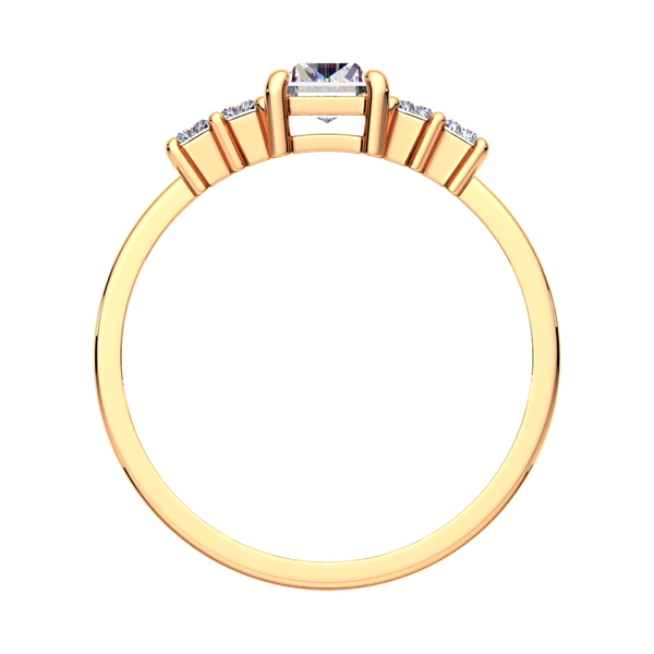 Изображение товара Кольцо из розового золота ZORKA 2101270.14K.R (р.17.5, с фианитами)