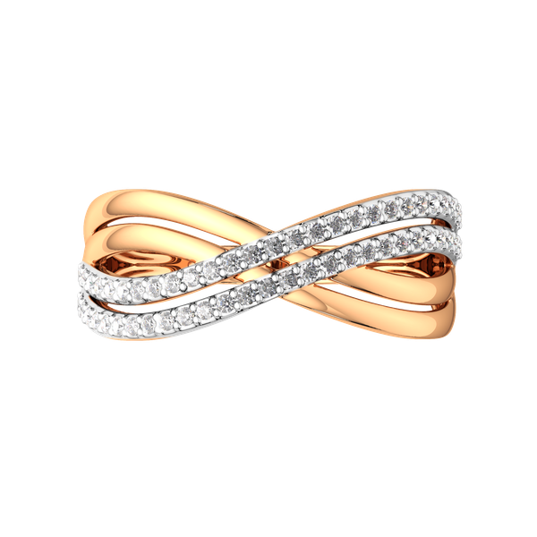 Изображение товара Кольцо из розового золота ZORKA 2101131.14K.R.ZZ (р.19, с фианитами)