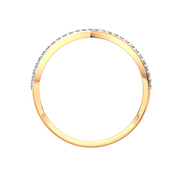 Изображение товара Кольцо из розового золота ZORKA 2101131.14K.R.ZZ (р.19, с фианитами)