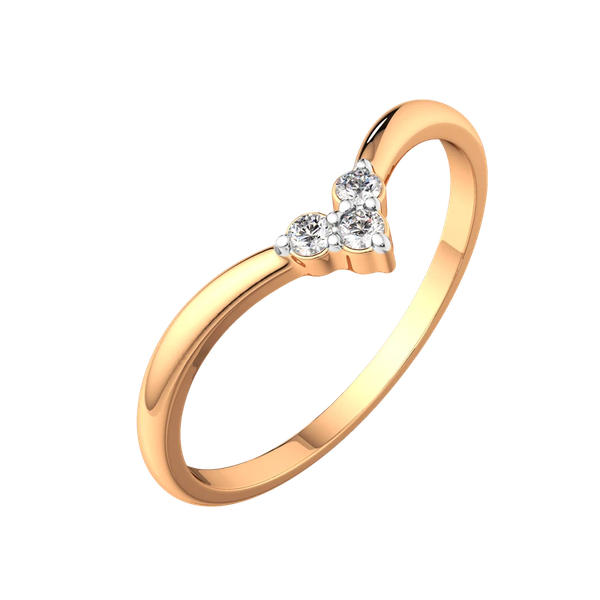 Изображение товара Кольцо из розового золота ZORKA 2101126.14K.R (р.15.5, с фианитами)