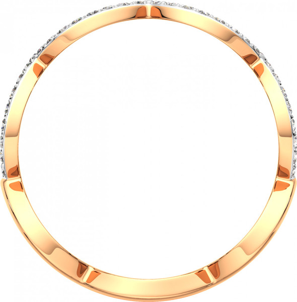 Изображение товара Кольцо из розового золота ZORKA 2101230.14K.R.ZZ (р.17, с фианитами)