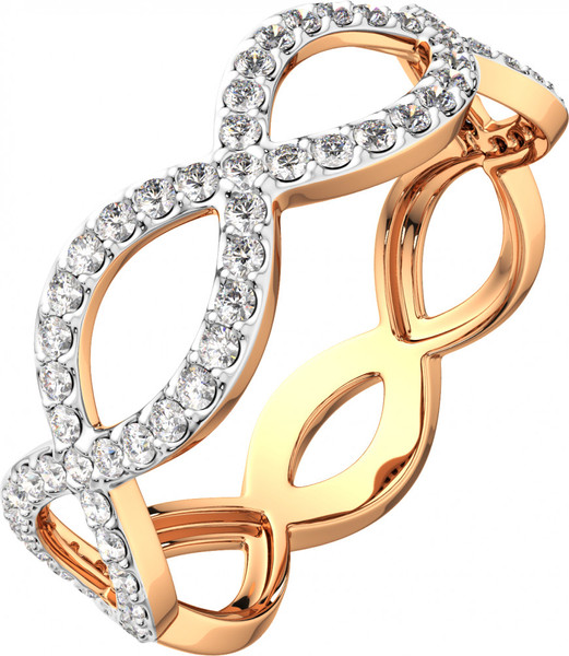 Изображение товара Кольцо из розового золота ZORKA 2101230.14K.R.ZZ (р.17, с фианитами)