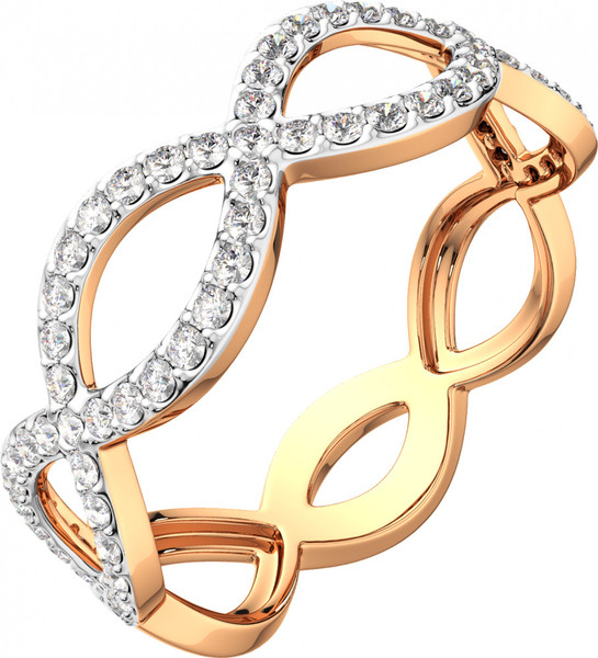 Изображение товара Кольцо из розового золота ZORKA 2101230.14K.R.ZZ (р.17, с фианитами)