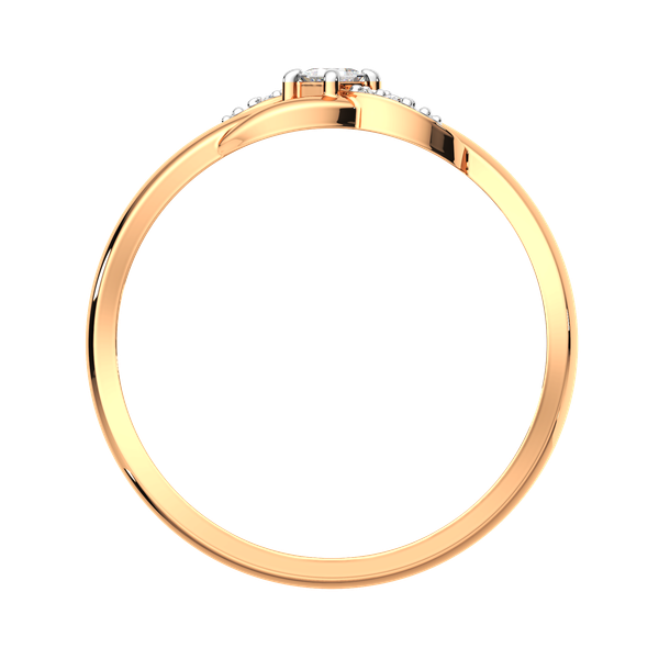 Изображение товара Кольцо из розового золота ZORKA 210942.14K.R.ZZ (р.16.5, с фианитами)