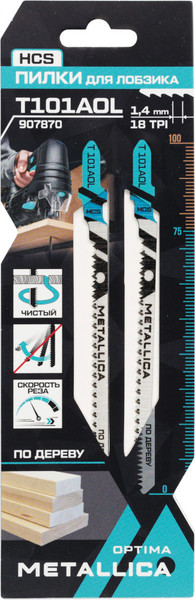 Изображение товара Набор пильных полотен Metallica Optima / 907870 (2шт)