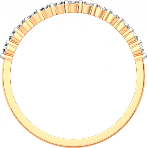 Изображение товара Кольцо из розового золота ZORKA 2101274.14K.R.ZZ (р.15.5, с фианитами)