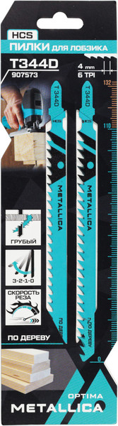 Изображение товара Набор пильных полотен Metallica Optima / 907573 (2шт)