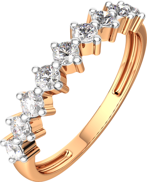 Изображение товара Кольцо из розового золота ZORKA 2101279.14K.R.ZZ (р.16.5, с фианитами)