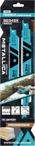 Изображение товара Набор пильных полотен Metallica Optima / 908310 (2шт)