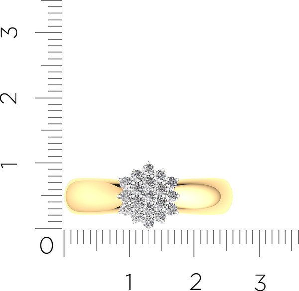 Изображение товара Кольцо из розового золота ZORKA 2101352.14K.Y (р.18.5, с фианитами)