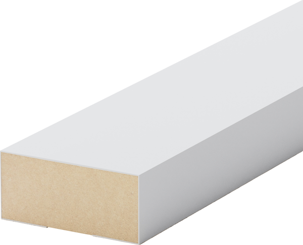 Изображение товара Рейка интерьерная STELLA МДФ Модель 12 Standart Белый (2800х27х12)