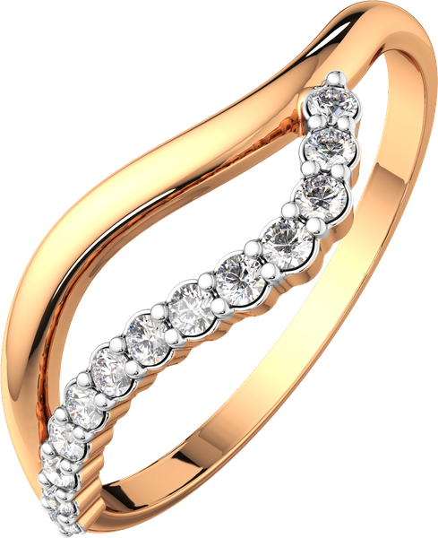 Изображение товара Кольцо из розового золота ZORKA 2101591.14K.R.ZZ (р.16.5, с фианитами)