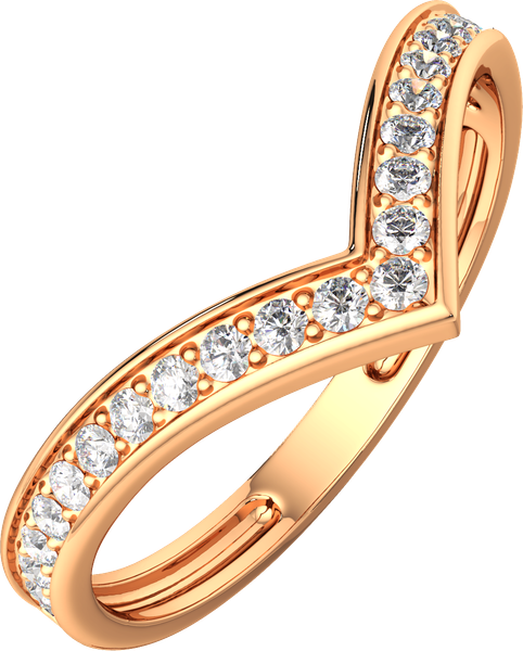 Изображение товара Кольцо из розового золота ZORKA 210489-CD (р.15, с фианитами)