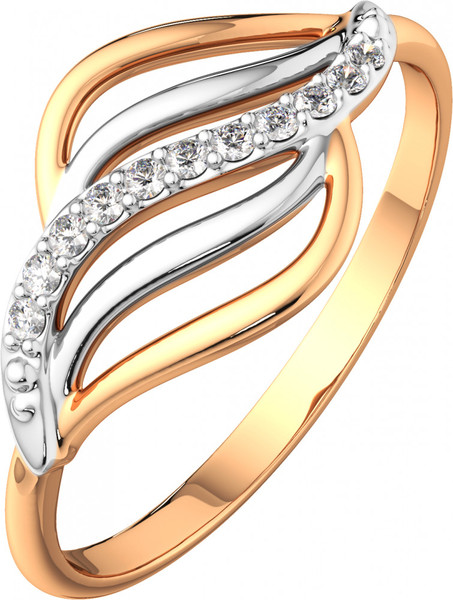 Изображение товара Кольцо из розового золота ZORKA 210616.14K.R (р.18.5, с фианитами)