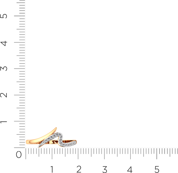 Изображение товара Кольцо из розового золота ZORKA 2101219.14K.R.ZZ (р.16.5, с фианитами)