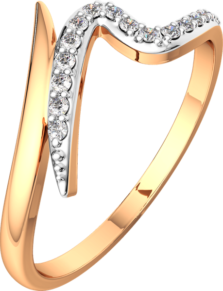 Изображение товара Кольцо из розового золота ZORKA 2101219.14K.R.ZZ (р.16.5, с фианитами)