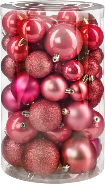 Изображение товара Набор шаров новогодних Ausini B8033SH (шампань, 60шт)