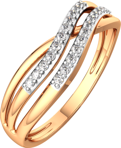 Изображение товара Кольцо из розового золота ZORKA 210832.14K.R (р.18, с фианитами)