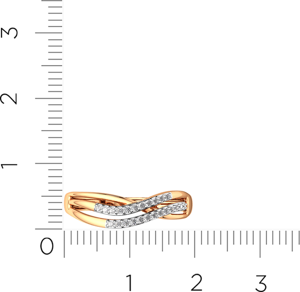 Изображение товара Кольцо из розового золота ZORKA 210832.14K.R (р.18, с фианитами)