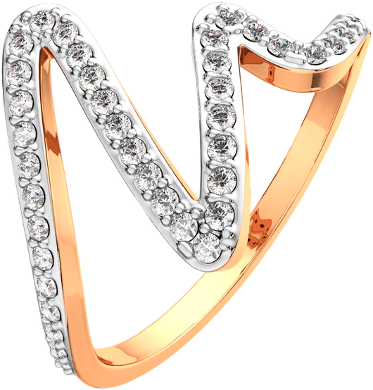 Изображение товара Кольцо из розового золота ZORKA 2101212.14K.R (р.15.5, с фианитами)