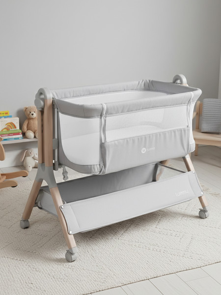 Изображение товара Детская кроватка Tomix Lummy / P781E (серый)