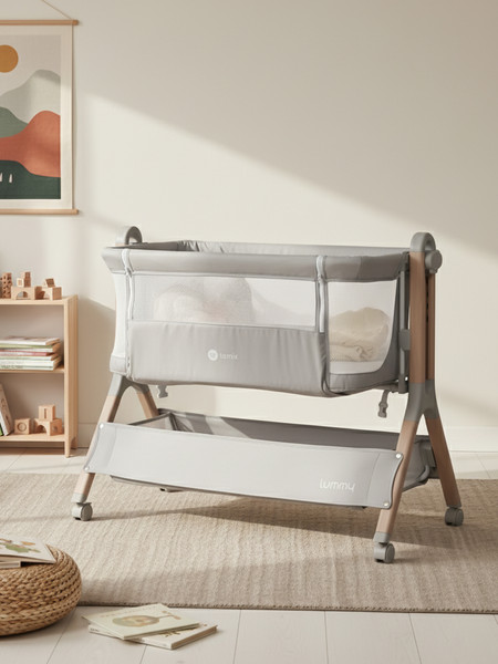 Изображение товара Детская кроватка Tomix Lummy / P781E (серый)