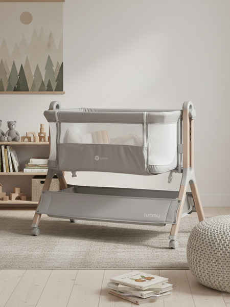 Изображение товара Детская кроватка Tomix Lummy / P781E (серый)