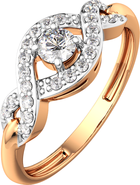 Изображение товара Кольцо из розового золота ZORKA 210877.14K.R (р.17.5, с фианитами)