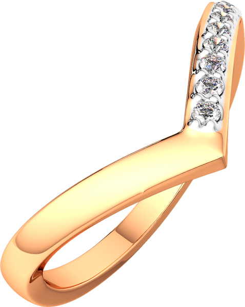 Изображение товара Кольцо из розового золота ZORKA 210883.14K.R.ZZ (р.15.5, с фианитами)