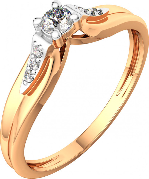 Изображение товара Кольцо из розового золота ZORKA 210899.14K.R (р.16.5, с фианитами)