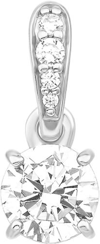 Изображение товара Подвеска из серебра 7 КАРАТ П3217-056С (с фианитами)