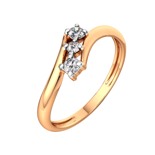 Изображение товара Кольцо из розового золота ZORKA 210991.14K.R.ZZ (р.18, с фианитами)