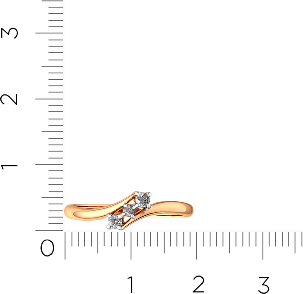 Изображение товара Кольцо из розового золота ZORKA 210991.14K.R.ZZ (р.18, с фианитами)