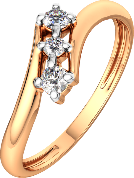 Изображение товара Кольцо из розового золота ZORKA 210991.14K.R.ZZ (р.18, с фианитами)