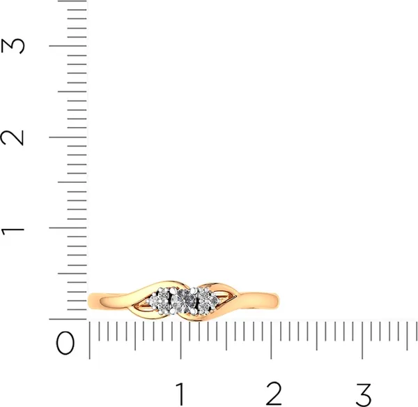 Изображение товара Кольцо из розового золота ZORKA 210934.14K.R (р.16, с фианитами)