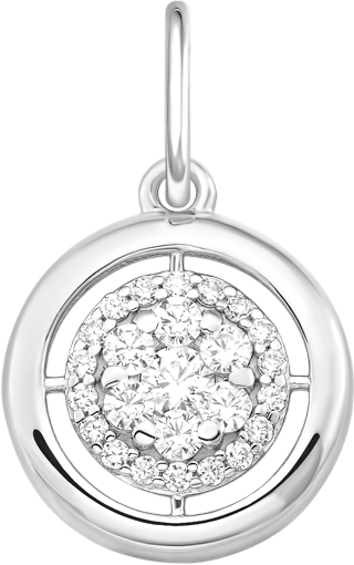 Изображение товара Подвеска из серебра 7 КАРАТ П3217-053С (с фианитами)