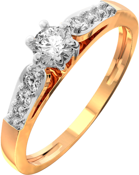 Изображение товара Кольцо из розового золота ZORKA 210920.14K.R.ZZ (р.17.5, с фианитами)