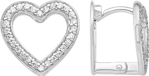 Изображение товара Серьги из серебра 7 КАРАТ П2217-042С (с фианитами)