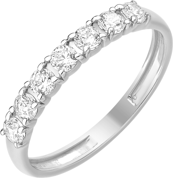 Изображение товара Кольцо из серебра 7 КАРАТ П1217-009С (р.19.5, с фианитами)