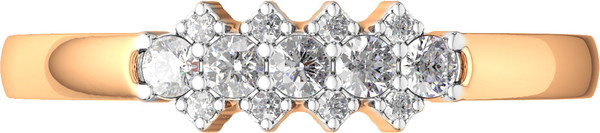 Изображение товара Кольцо из розового золота ZORKA 210914.14K.R.ZZ (р.18, с фианитами)