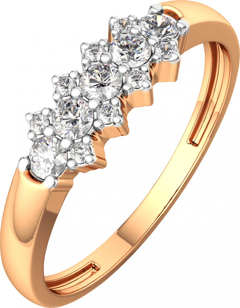 Изображение товара Кольцо из розового золота ZORKA 210914.14K.R.ZZ (р.18, с фианитами)