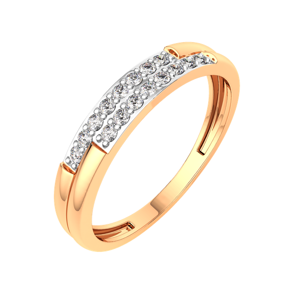 Изображение товара Кольцо из розового золота ZORKA 210909.14K.R.ZZ (р.17, с фианитами)